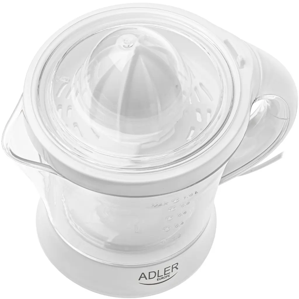 Соковитискач Adler AD 4014 white для цитрусових/ 60Вт/ 1л/ білий (AD4014) - фото 2