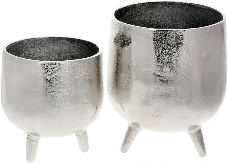 Декоративное кашпо Evian на ножках металл BonaDi Ø18х19 см dec0009029 - фото 2