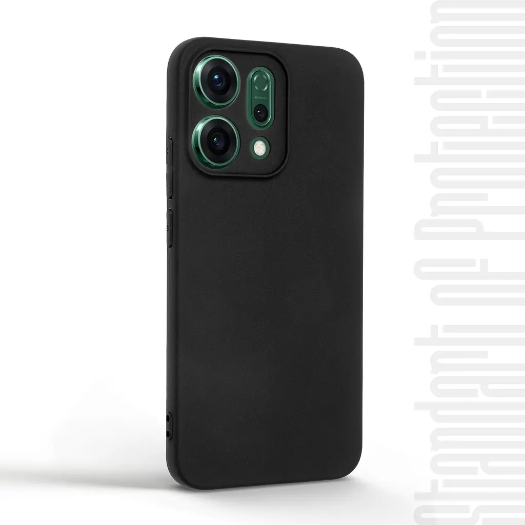 Чехол-накладка для смартфона OPPO Reno14 5G противоударный, силиконовый, термополиуретановый (ТПУ), с защитой камеры и корпуса, черный, защита всего корпуса, ArmorStandart (ARM87160) - фото 2
