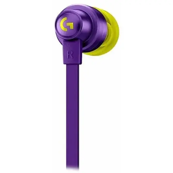 Навушники для геймерів Logitech G333 Gaming Earphones фіолетові (981-000936) - фото 10