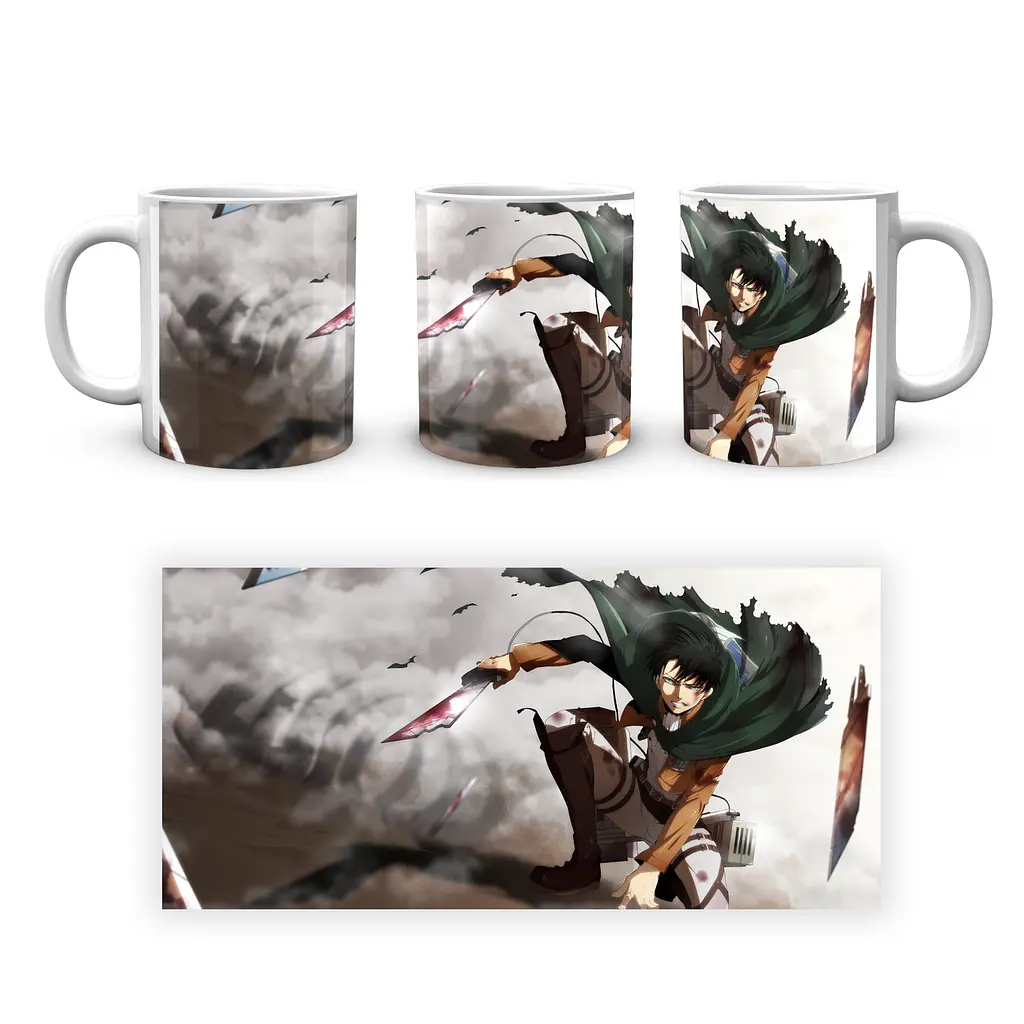 Кружка GeekLand Attack on Titan Атака Титанів Леві AOT 002.19 - фото 4