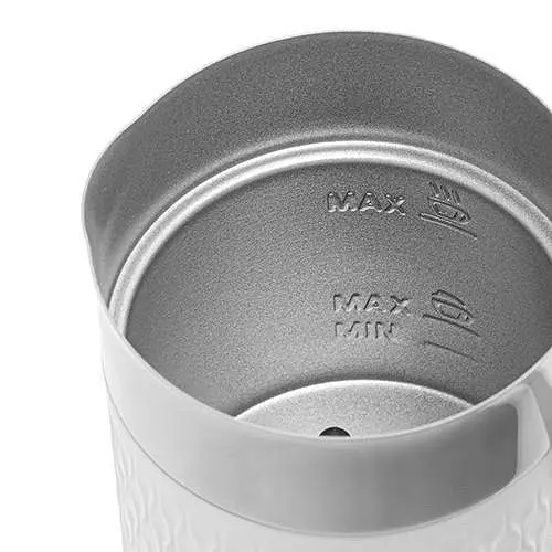 Вспениватель для молока Adler AD 4494 300 мл капучинатор белый подогрев и холодная пена - фото 6