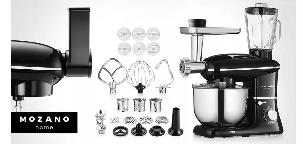 Кухонний комбайн Mozano 5в1 Kitchen Assistent 2300 Вт + насадка для виготвлення пасти - фото 9
