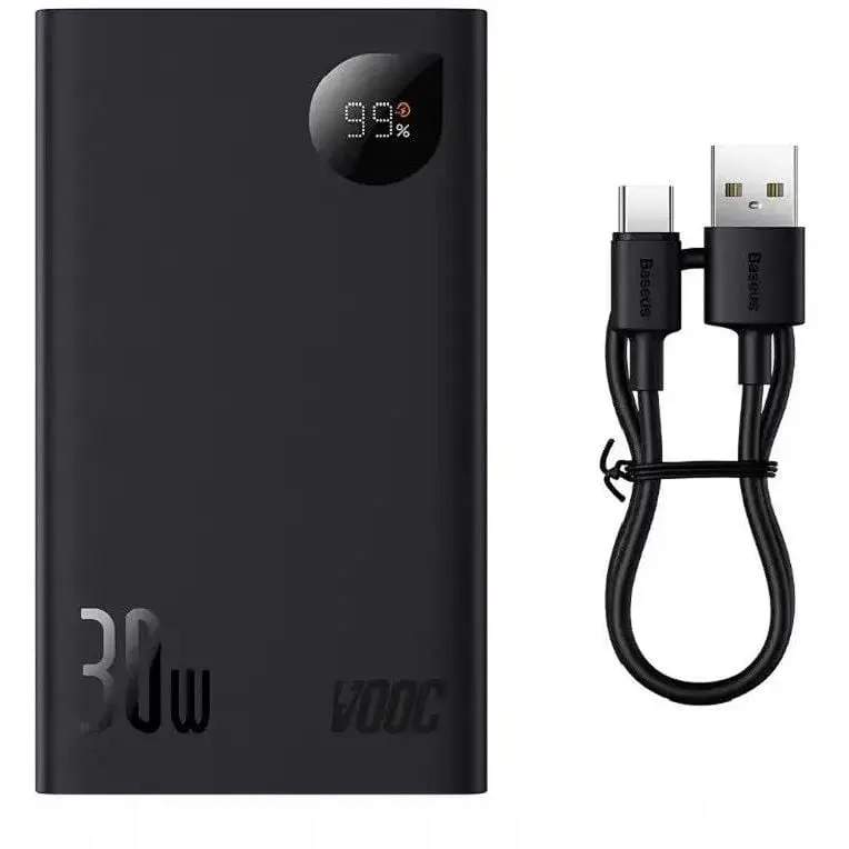 Павербанк Baseus Adaman2 Digital Display Fast Charge 10000 mAh 30W (PPAD040101) - фото 4