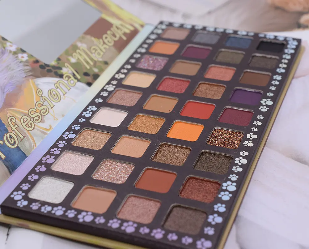 Палетка Тіней для Ока Professional Makeup 36 в 1 Дитяча Косметика IGOODCO Котик - фото 9