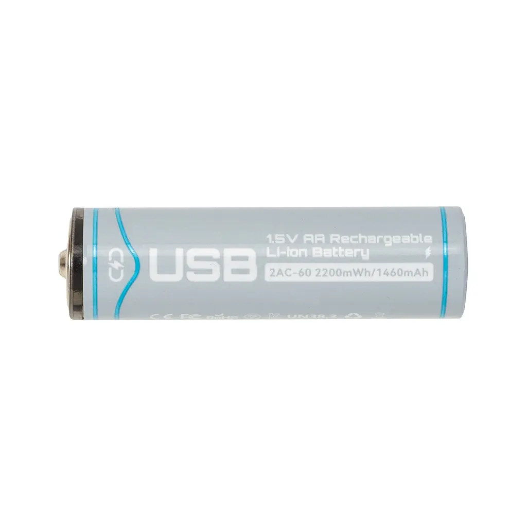 Акумулятор Beston AA USB Type-C 1460mAh 1.5V Li-ion * 4 (2AC-60/AA620265) - фото 4