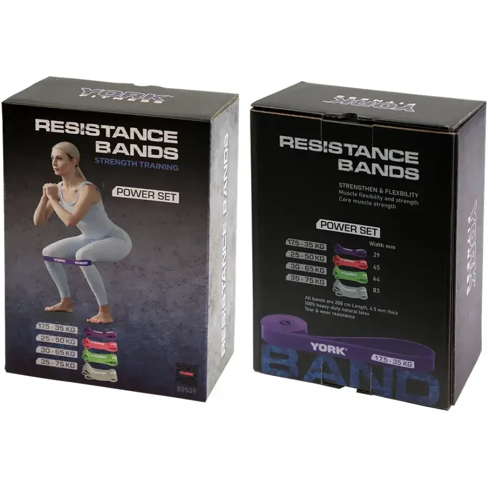 Набір гумок для фітнесу York Fitness 17.5-65 кг 4 шт. - фото 10