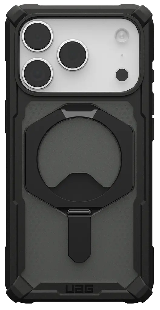 Оригінальний протиударний чохол для iPhone 17 Pro Max UAG Plasma XTE MagSafe Black 114528114034 з підставкою