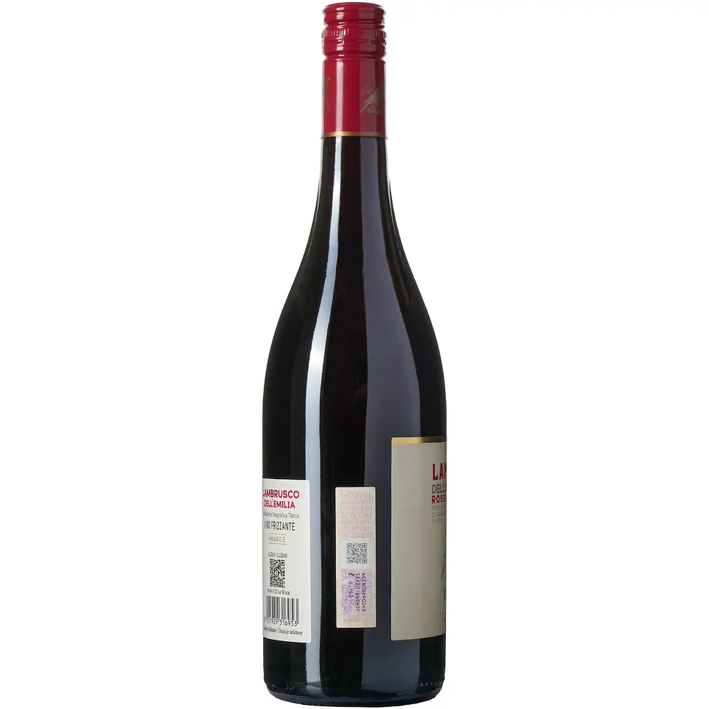 Вино напівігристе Civ&Civ Lambrusco dell'Emilia Rosso Amabile напівсолодке червоне 0.75 л - фото 2