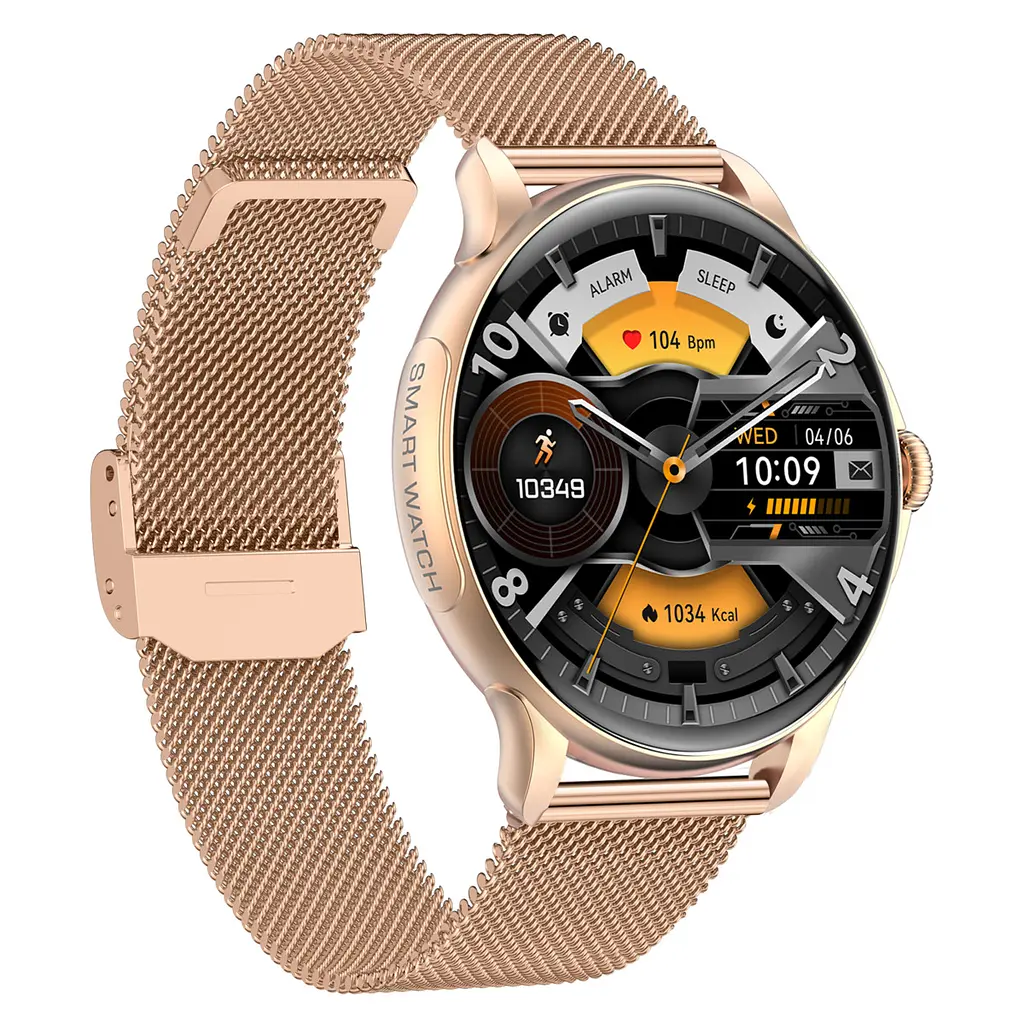 Годинник Smart Holiday Gold Steel, 2 ремінця - фото 2