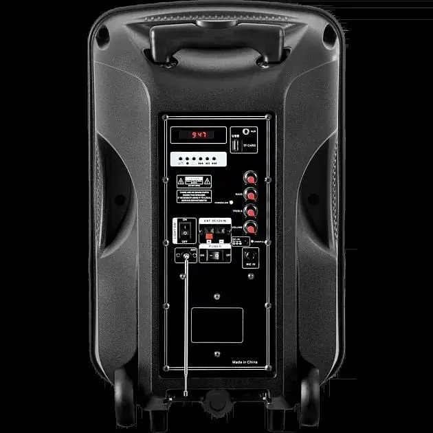 Акустична система XPRO MD20-12L пульт мікрофон 12'x1 40W FM TF AUX (MER-15726_2718) - фото 4
