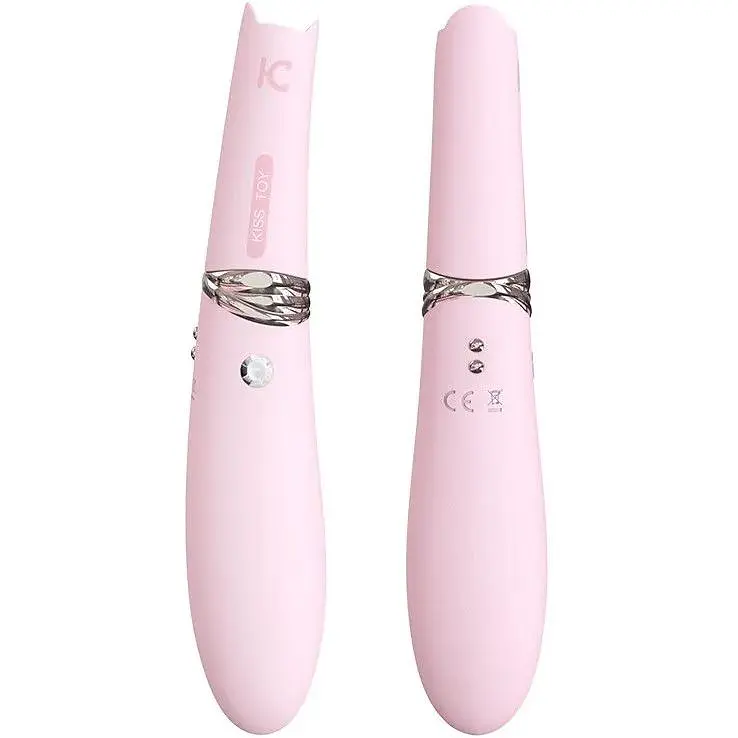 Вакуумний стимулятор з вібрацією KisToy Miss CC Pink - фото 2