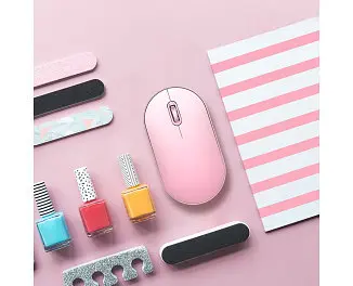 Мышь беспроводная XiaomiMiiiW Air Dual Mode Wireless Mouse Silent Edition (MWWHM01) Pink - фото 5