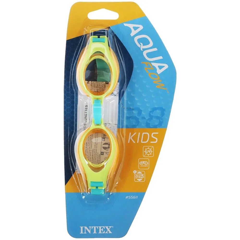 Окуляри для плавання Intex 3–8 років, силіконовий обтюратор, ремінець регульований, захист від ультрафіолетового випромінювання - фото 6