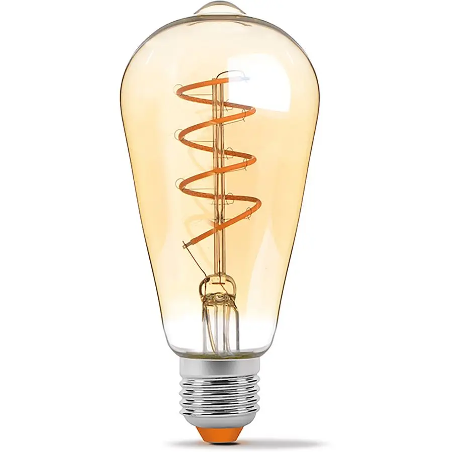 Лампа светодиодная Videx Filament Димерная бронза 5W E27 2200K (VL-ST64FASD-05272) - фото 2