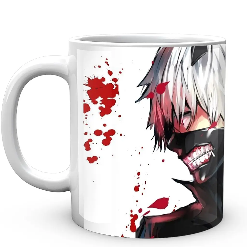 Кружка GeekLand Tokyo Ghoul Токийский шиш 2 героя TG.02.035 330 мл белая - фото 2