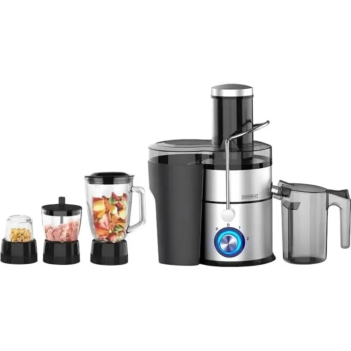 Соковыжималка 4в1 Royalty Line PJ-19003 1000 Вт 1 л измельчитель + блендер + кофемолка - фото 2