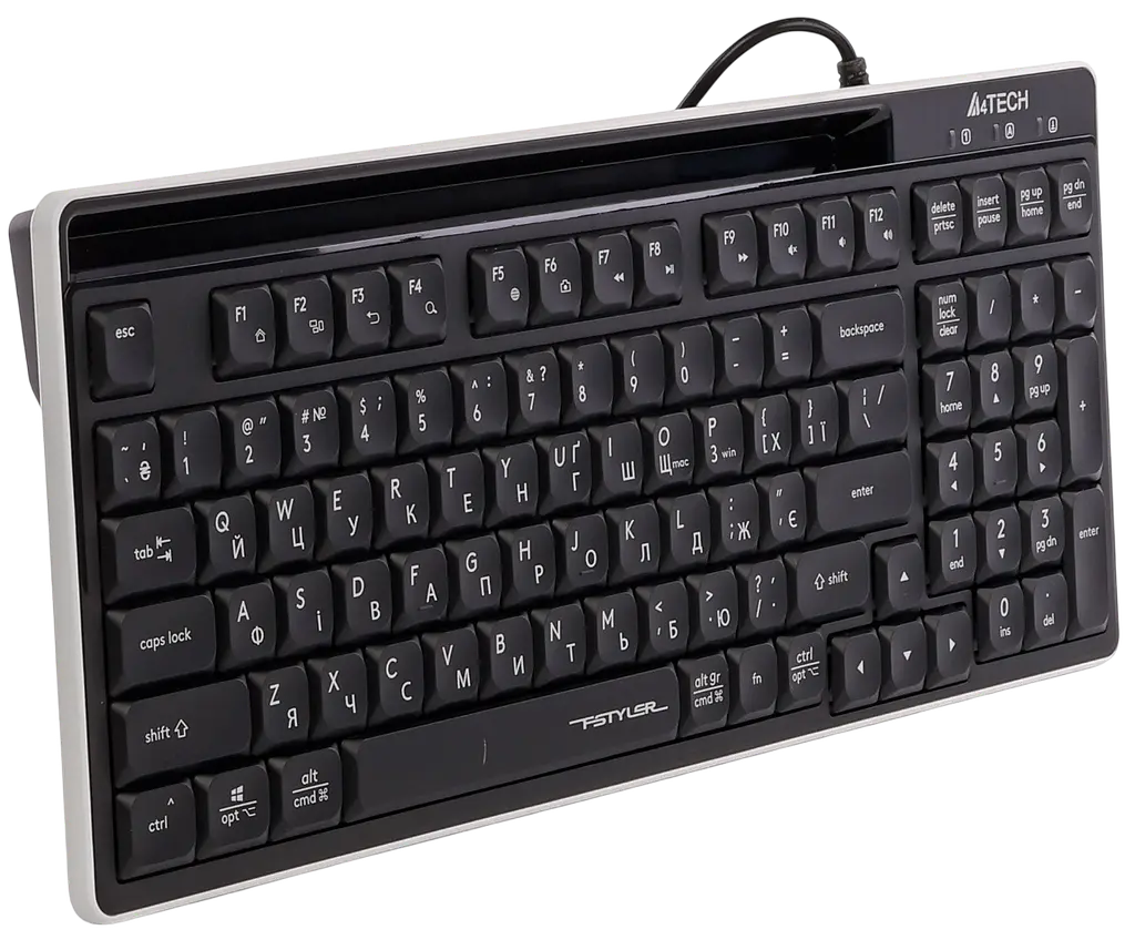 Клавіатура A4Tech FX70 Black - фото 2
