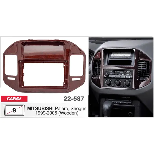 Переходная рамка Mitsubishi Pajero Carav 22-587 - фото 4