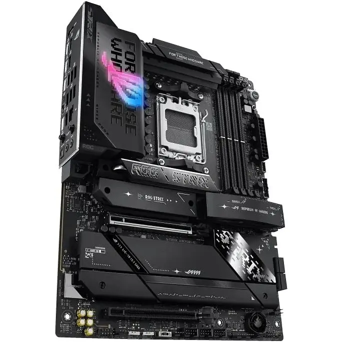 Материнська плата Asus Rog Strix X870E-E Gaming WIFI sAM5 X870E 4xDDR5 M.2 HDMI WiFi BT ATX - фото 7