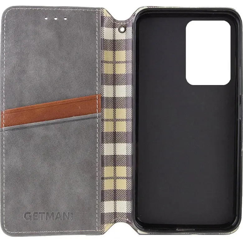Чохол-книжка Getman Cubic Cover Case для Redmi 13 4G / Poco M6 4G Grey [114448] - фото 3
