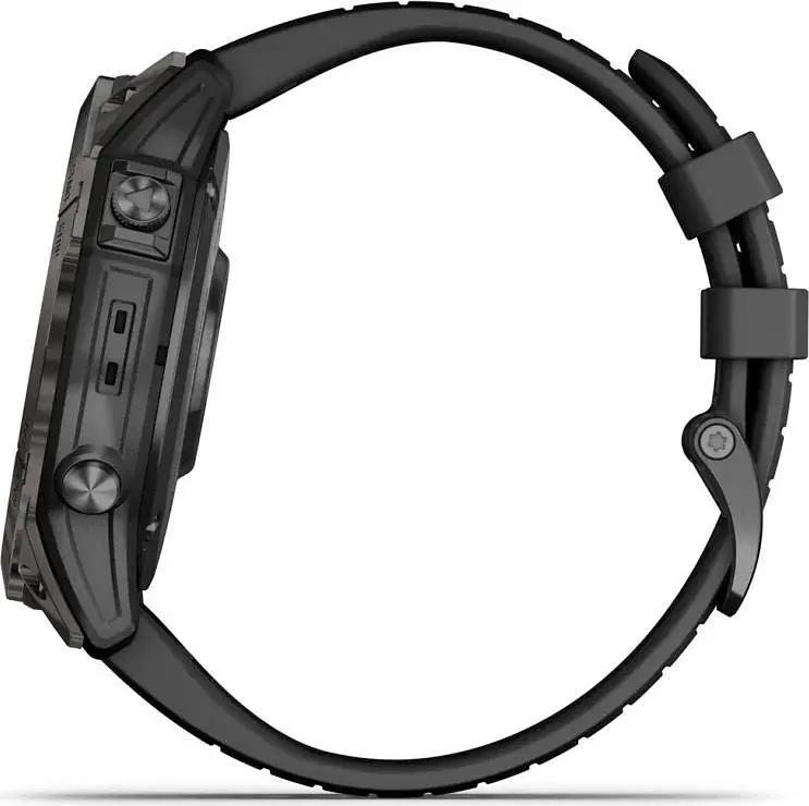 Смарт-годинник Garmin Epix Pro (Gen 2) Sapphire Edition 51mm Carbon Gray DLC Titanium with Black Band (010-02804-00) [86530] - фото 7