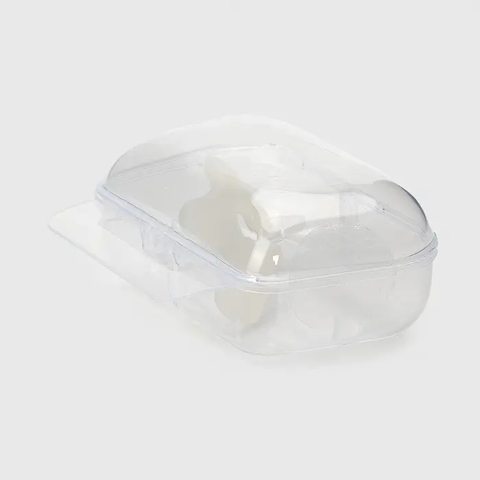 Пустушка силіконова Canpol babies симетрична 0-6 місяців біла - фото 4