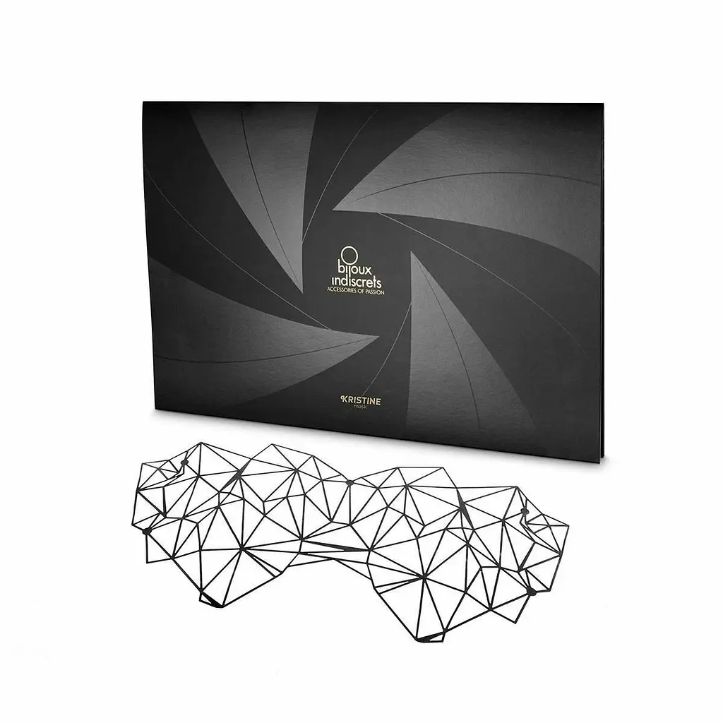 Маска на обличчя Bijoux Indiscrets Kristine Mask вінілова з клейовим кріпленням - фото 3