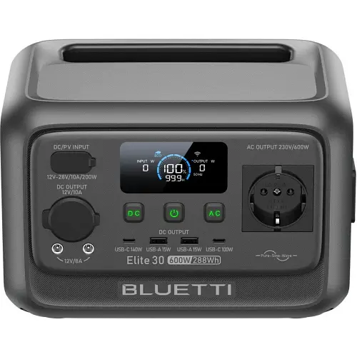 Зарядная станция Bluetti Elite 30 V2 600W 288Wh - фото 6