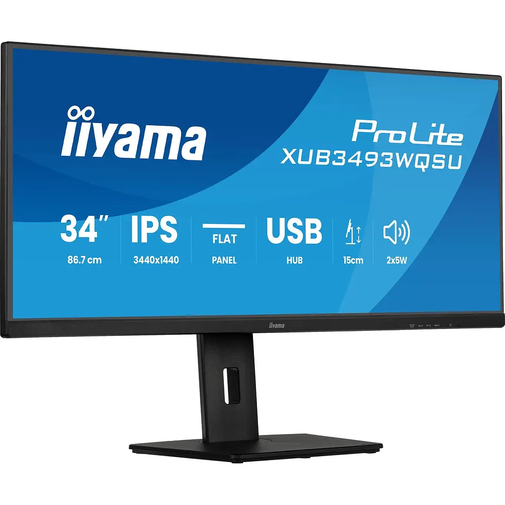 Монитор iiyama 34` ProLite (XUB3493WQSU-B6) - фото 2