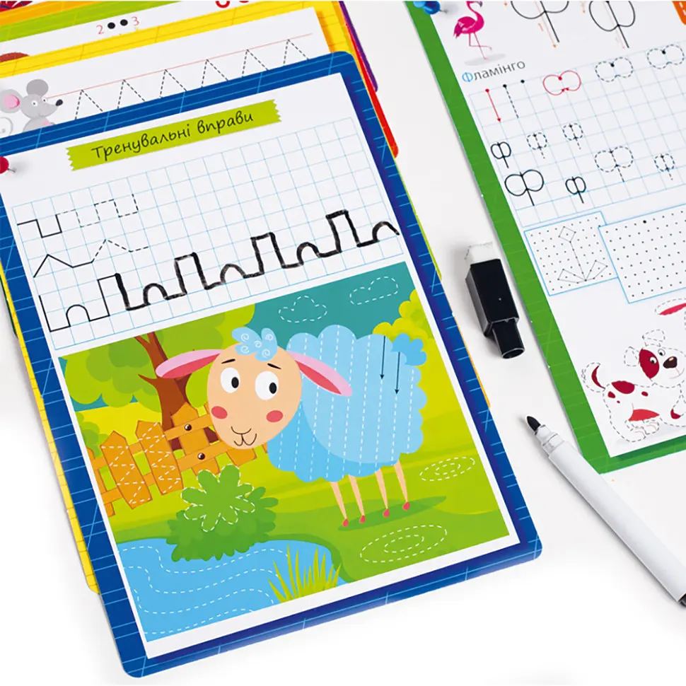 Картки з маркером "Готуємось до школи: Абетка" VT5010-21 Укр - фото 4