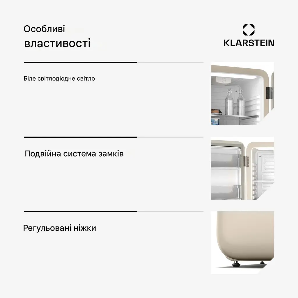 Холодильник Klarstein Audrey Evo (10046629) - фото 7