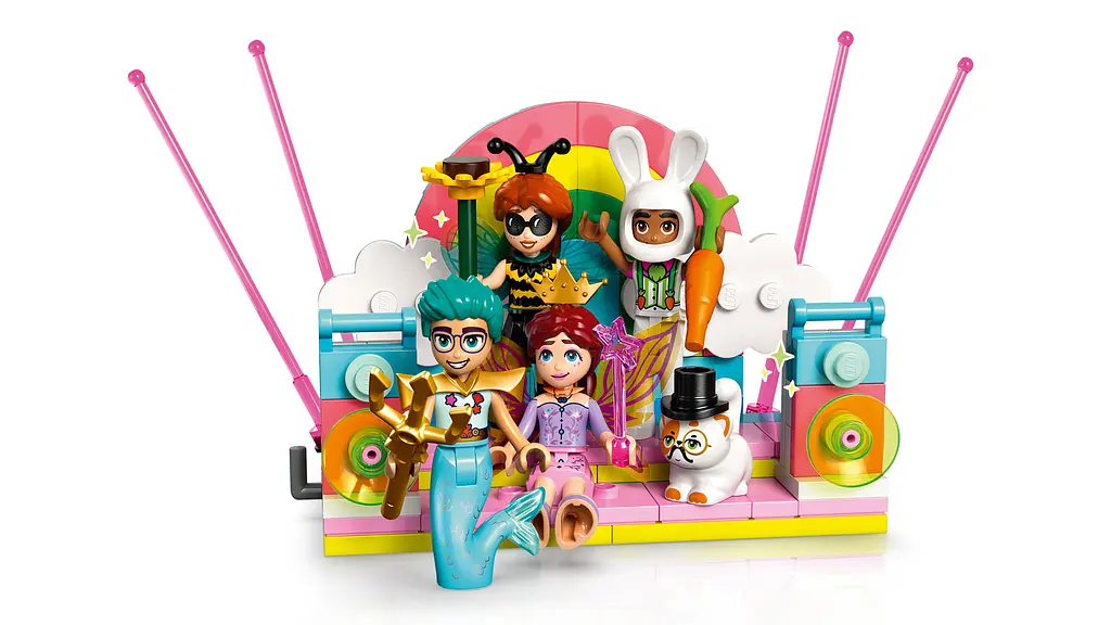 Конструктор LEGO Friends Костюмированная вечеринка с единорогом и феей 261 деталь (42661) - фото 6