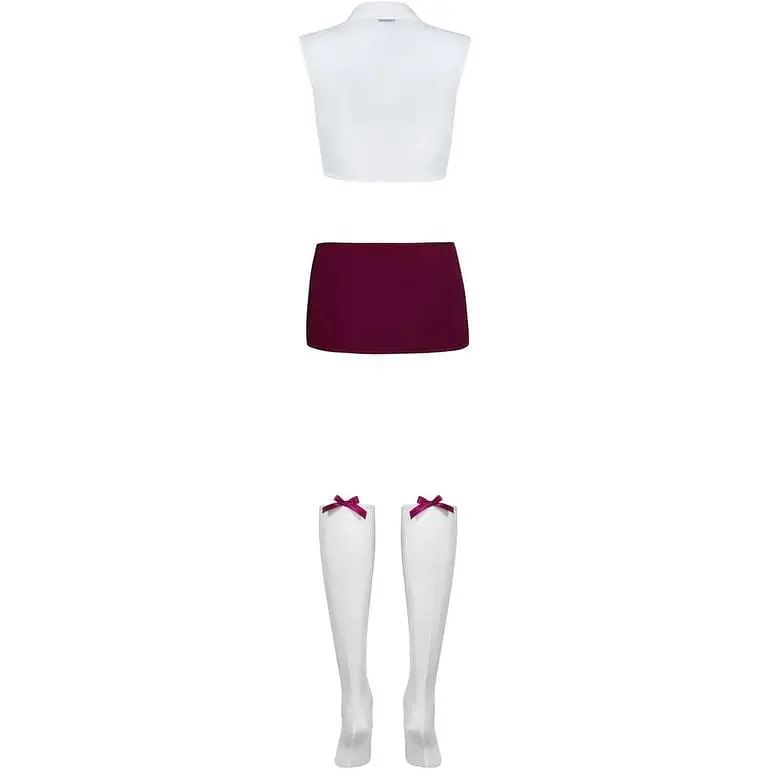 Эротический костюм Obsessive Student 4 pcs costume S/M - фото 4