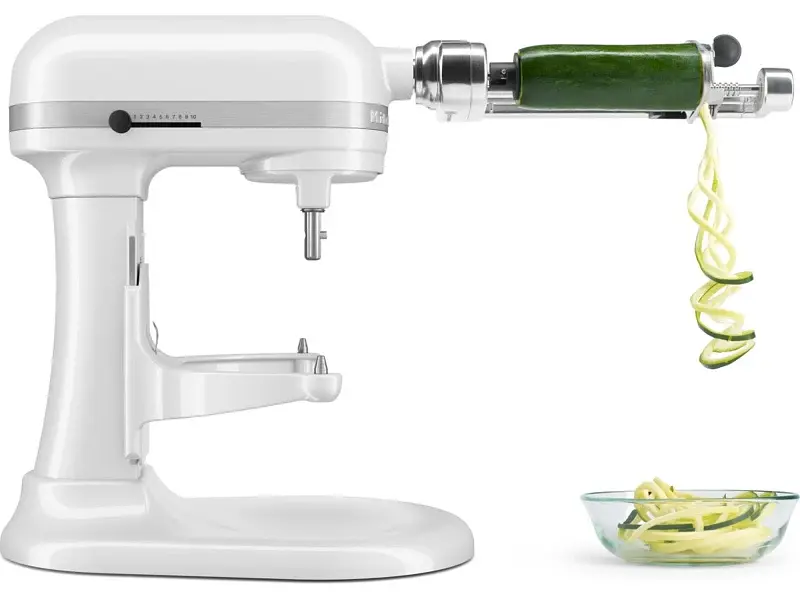 Кухонна машина KitchenAid Heavy Duty 5KSM55SXXEWH з відкидним блоком 5.2 л біла - фото 7