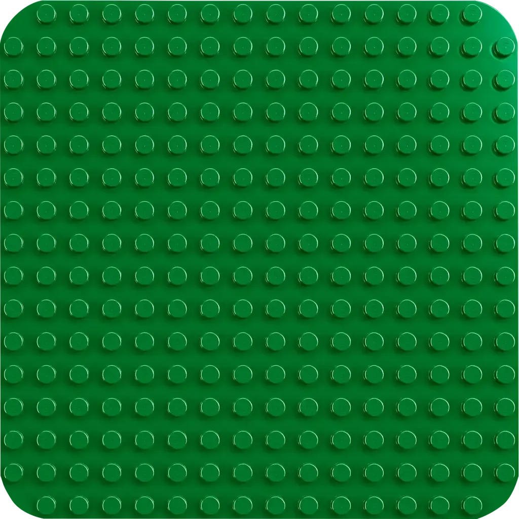 Конструктор LEGO DUPLO Classic Зеленая строительная пластина 1 деталь (10460) - фото 3