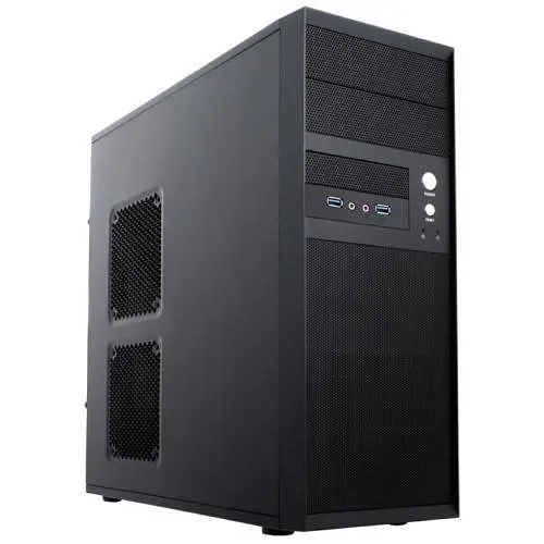 Корпус Chieftec iArena CQ-01B-U3-OP чорний, без БП, Mid Tower, ATX/Micro ATX/Mini ITX, 2xUSB 3.0