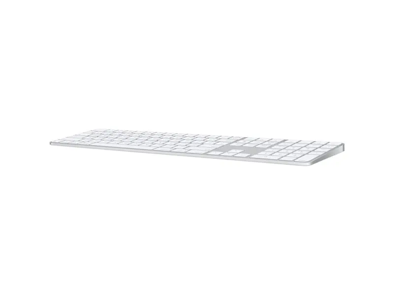 Клавіатура Apple Magic Keyboard with Touch ID and Numeric Keypad for Mac with silicon USB-C White Keys (MXK73) - фото 4