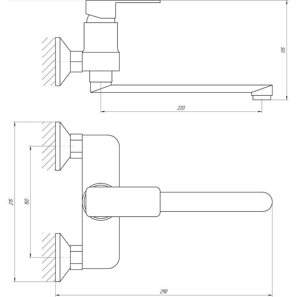 Змішувач для кухні Globus Lux Milano GLM-0104 (14940) - фото 3