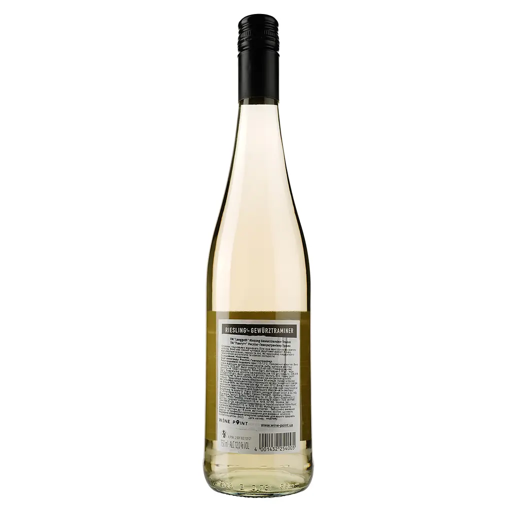 Вино Langguth Riesling Gewurztraminer Trocken, біле, сухе, 12%, 0,75 л - фото 2