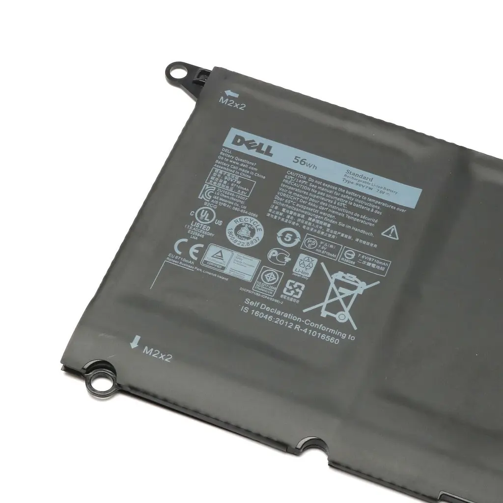 Акумулятор для ноутбука Dell XPS 13 9343 9350 8350 (90V7W 7.6V 56Wh 6710 mAh) - фото 3