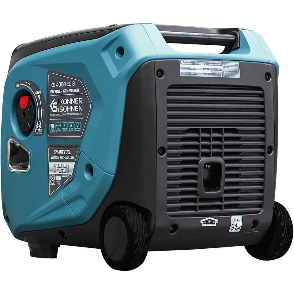 Генератор інверторний KonnerSohnen KS 4000iEG S, 230В, 4.0кВт, електростартер, 40кг / 3500 Вт / Газ + бензин (KS4000IEGS) - фото 3