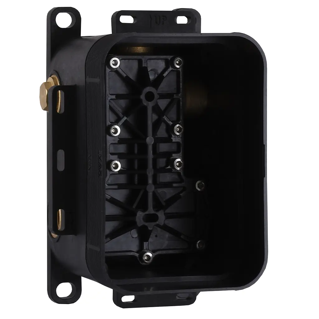 Душова система прихованого монтажу Topaz Odiss To 08117-L03-BLTermostat Smart box, Чорний матовий - фото 8