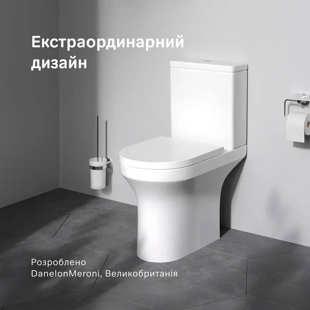 Унітаз-компакт без обідка з сидінням мікроліфт AM.PM X-Joy CXA8601SC - фото 4