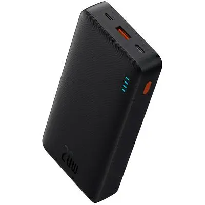 Батарея універсальна Baseus Airpow 20000mAh 20W PD/3.0 QC/3.0 black (P10022804113-00) - фото 4