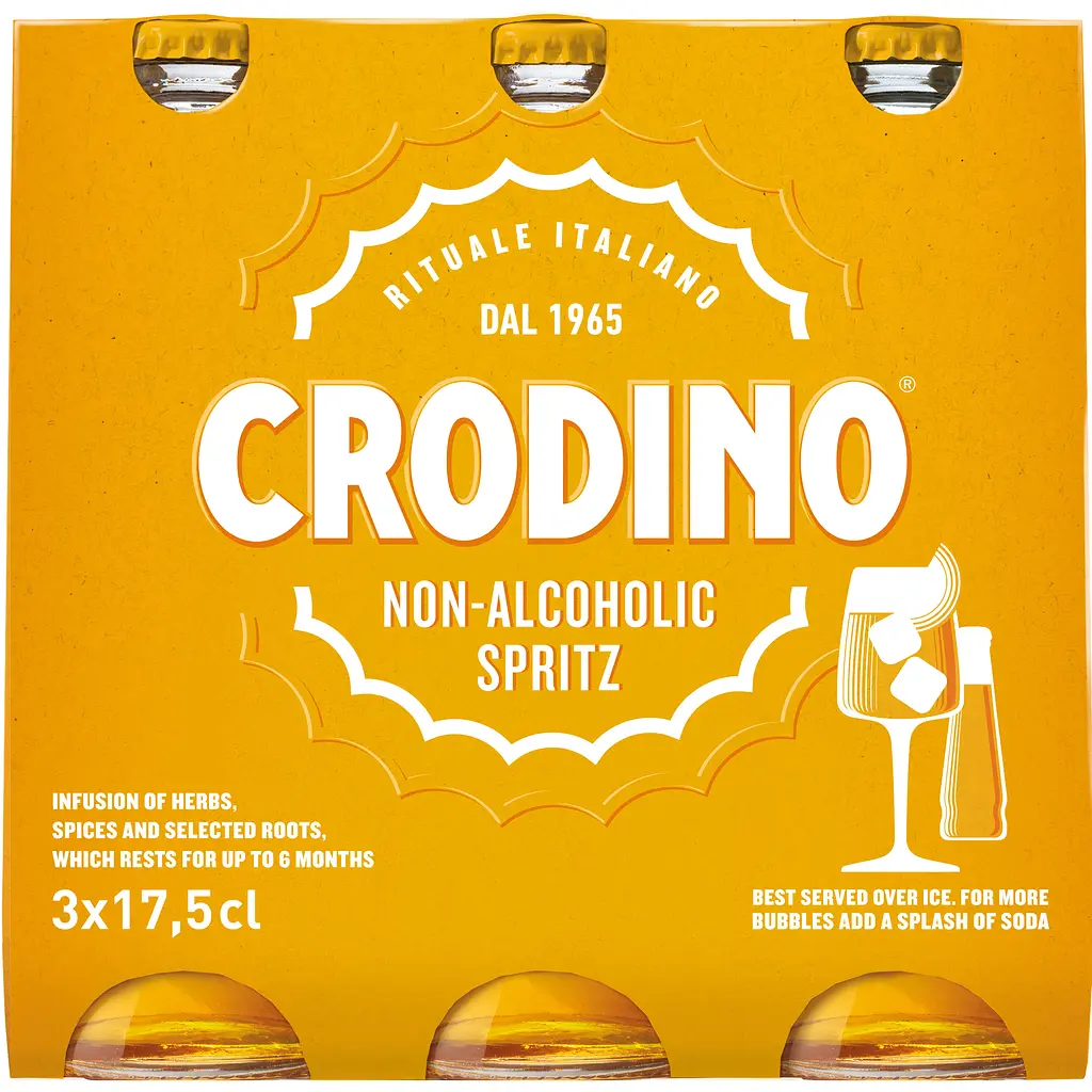 Уцінка. Набір напій безалкогольний аперитивний Crodino 0.175 л х 3 шт.  - фото 3