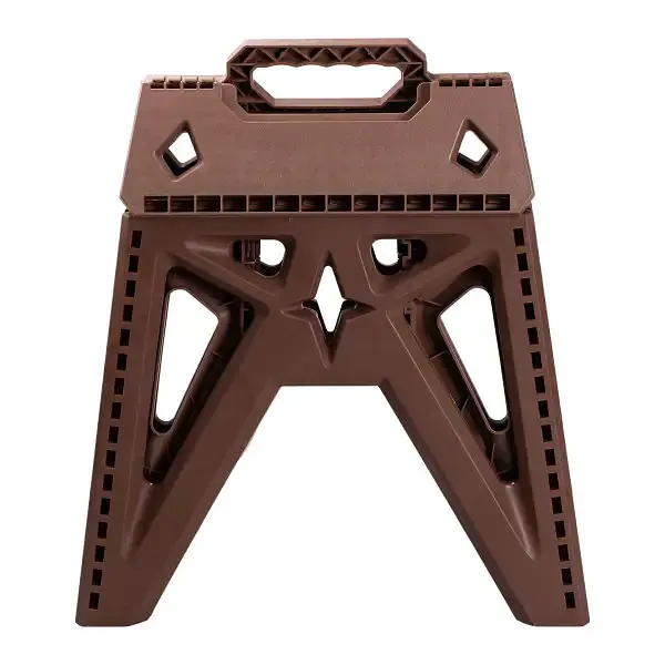 Табурет складной Slow Journey пластиковый коричневый SJ-0102BR - фото 3