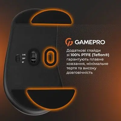 Мишка GamePro Genesis Avenger Wireless/Bluetooth/USB Black (GM096B) - фото 7