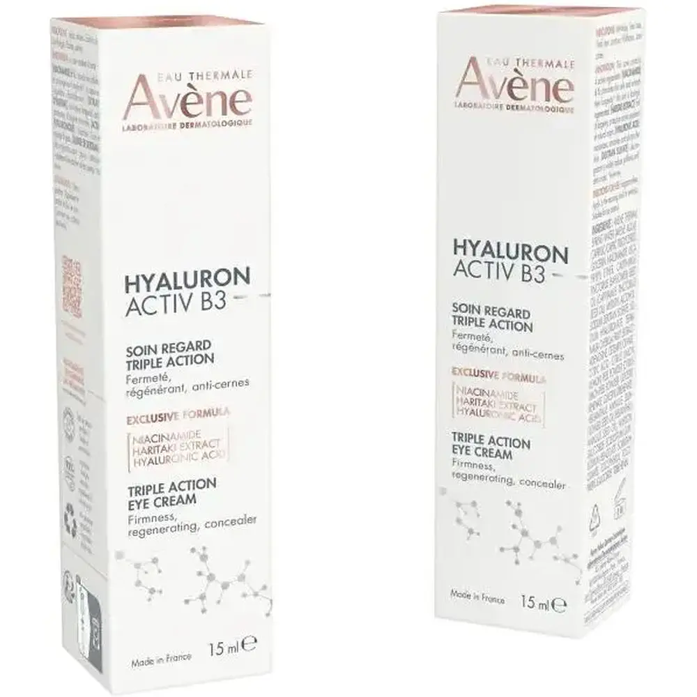 Крем для шкіри навколо очей Avene Hyaluron Activ B3 Triple Correction Eye Cream 15 мл - фото 3