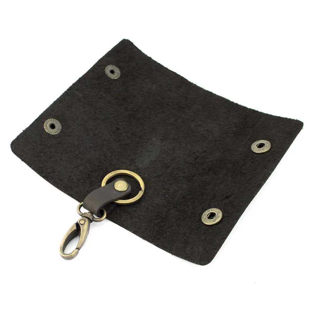 Подарочный набор мужской в коробке Handycover №43 (коричневый) ключница, обложка на ID паспорт - фото 9